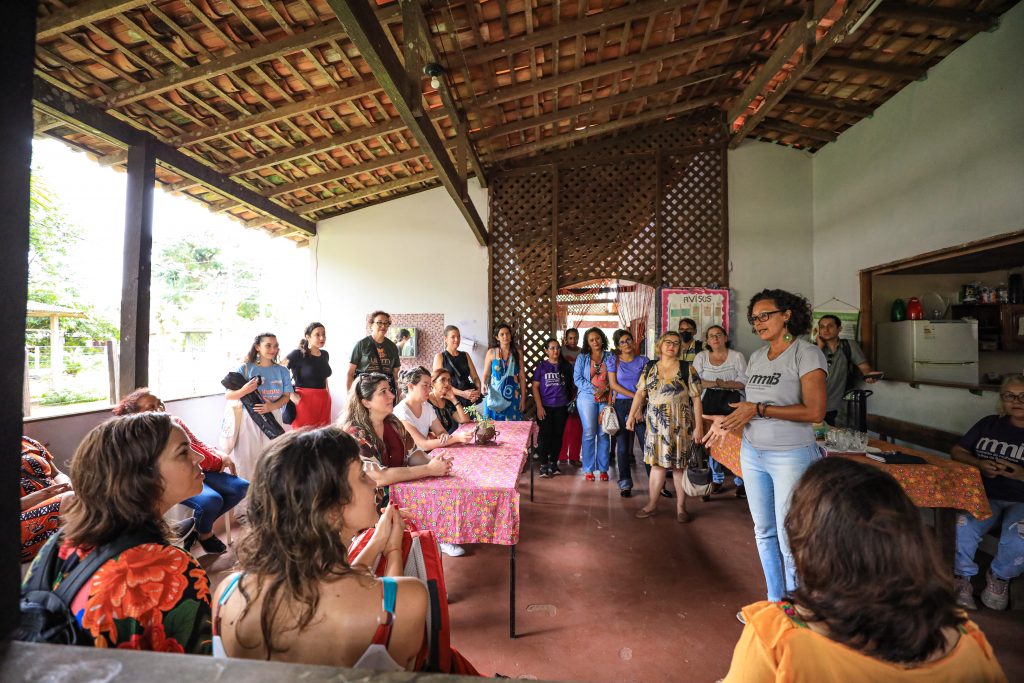 Evento sobre política do cuidado realizado pela Prefeitura e ONU Mulheres na ilha de Cotijuba. (Foto: Joice Ferreira/ Agência Belém)
